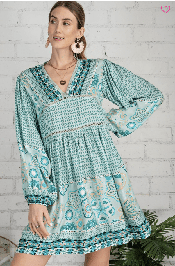 Mint Effortless Mini Dress - PREORDER