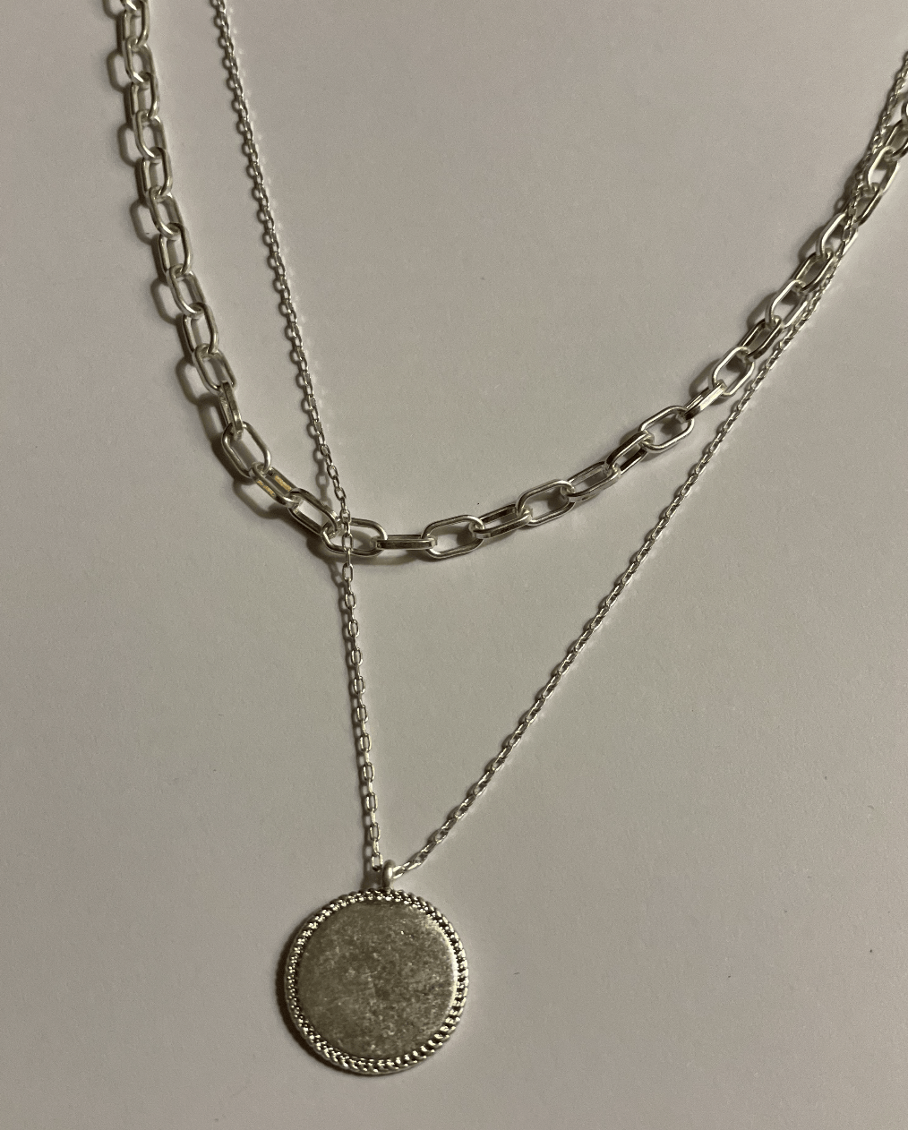 Double Silver Chain
