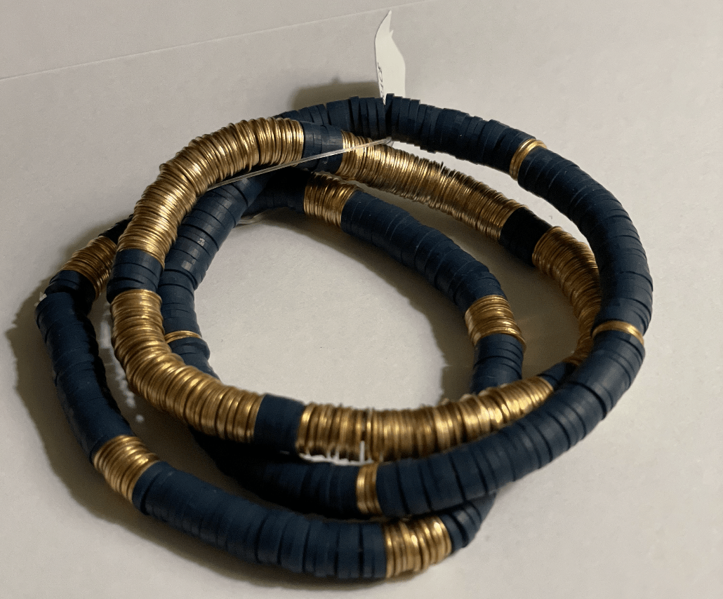 Navy/Gold Bracelet Set