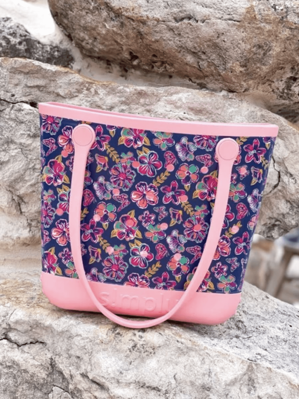 Simply Southern Large Printed Waterproof Tote