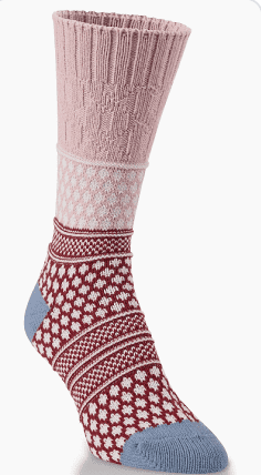 World's Softest Gallery Textured Crew - Adobe Rose