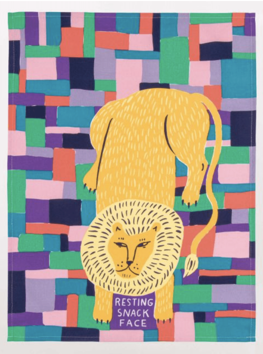 Resting Snack Face Dish Towel