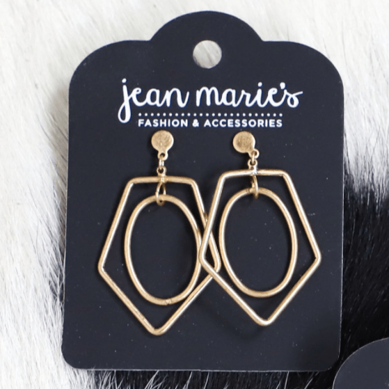 Geo Stud Earring