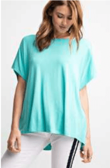 COWL BACK KNIT TOP