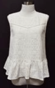 Ivory Lace Tank - Preorder