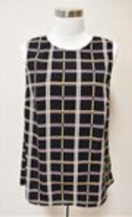 Black Window Pane Tank - Preorder