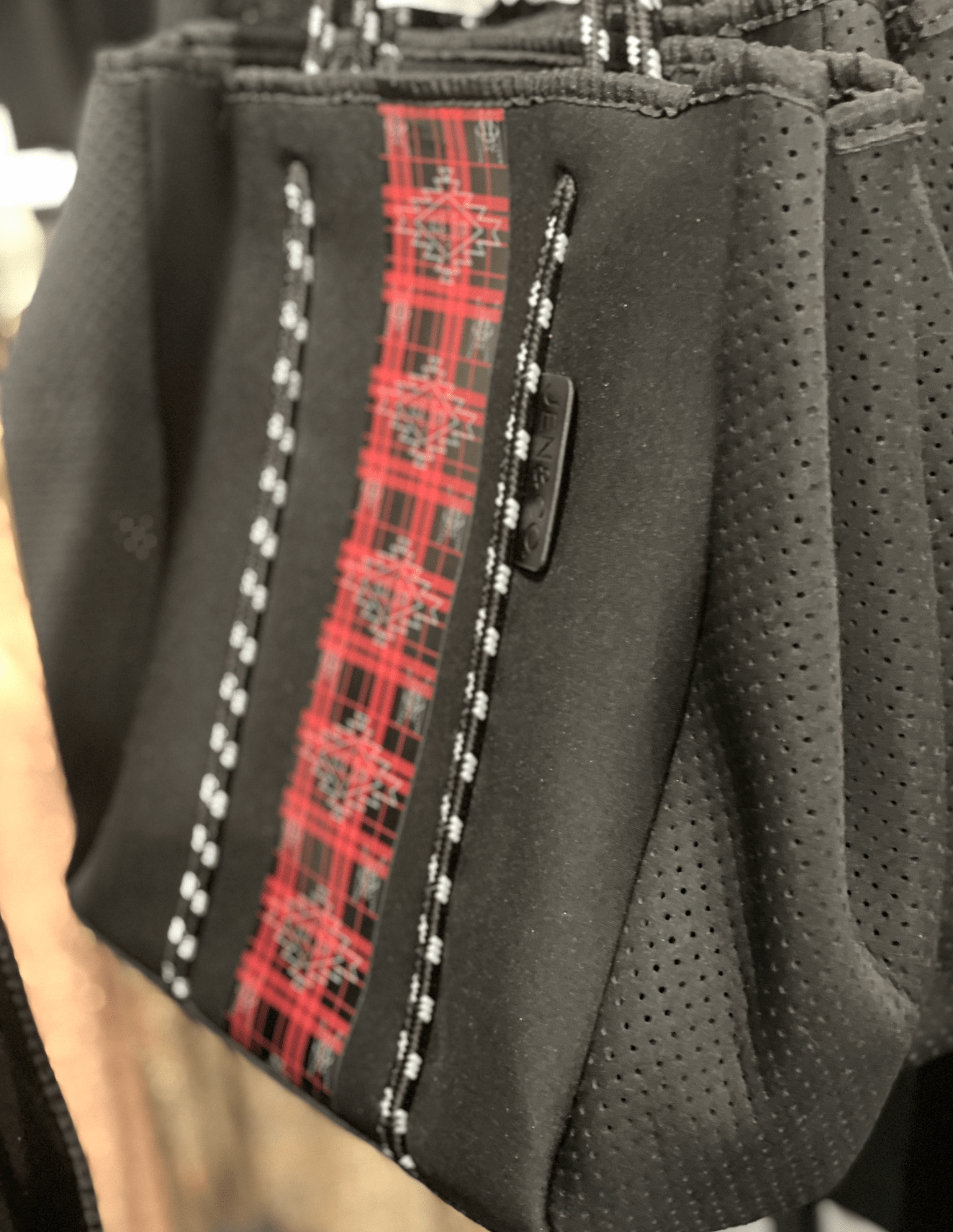 Meribella Multifunctional Neoprene Tote Plaid