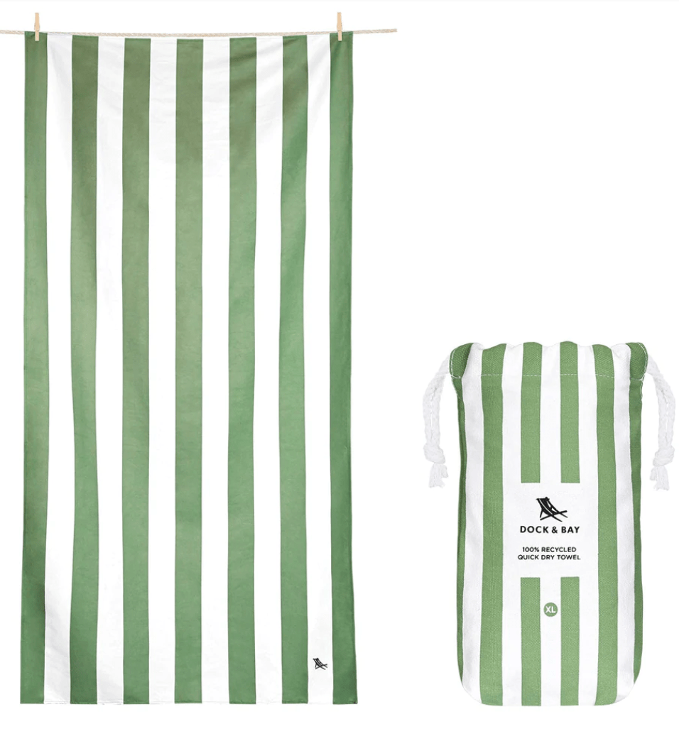 Quick Dry Towel - Purple Stripe