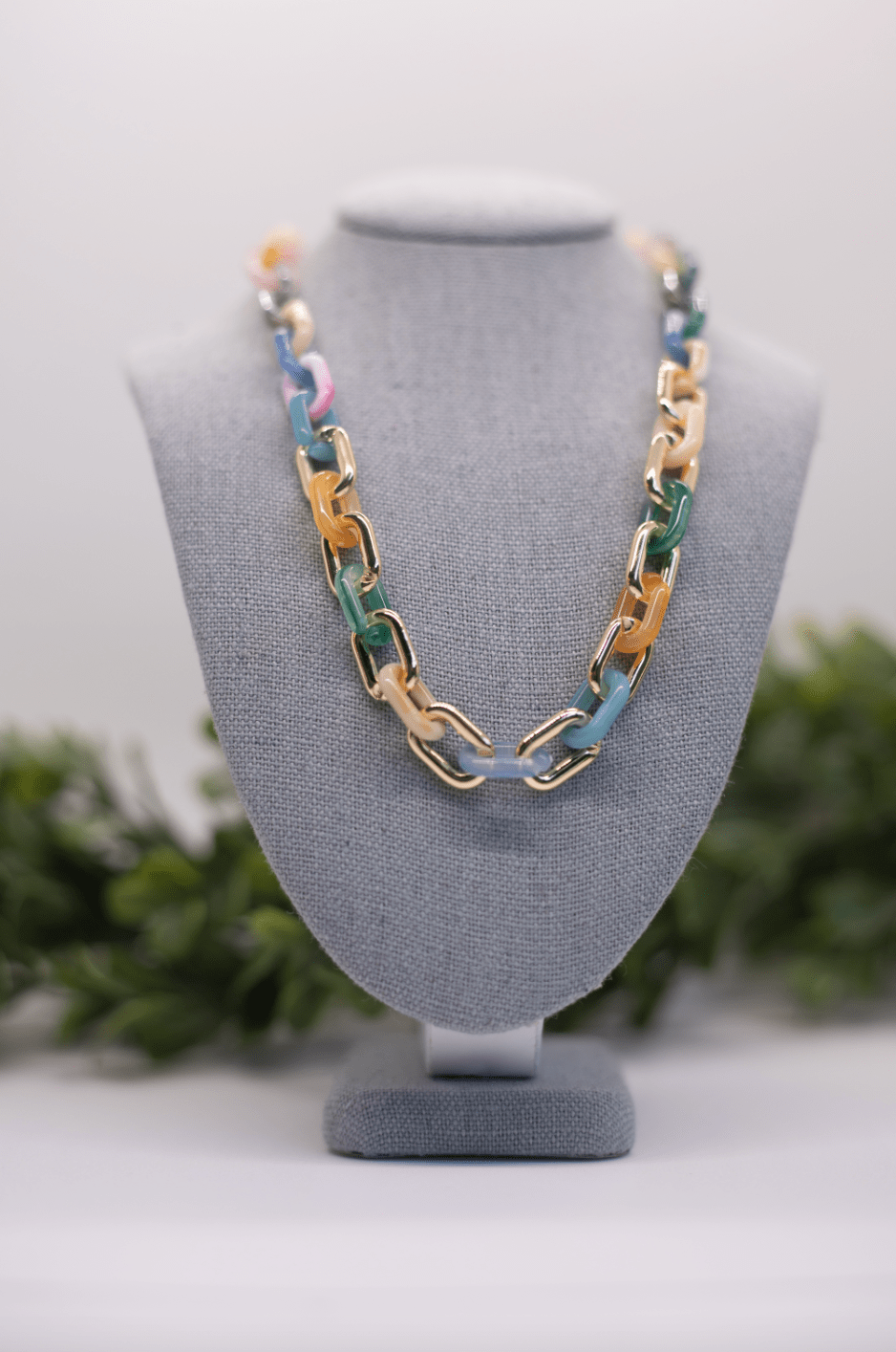 Pastel & Gold Chain