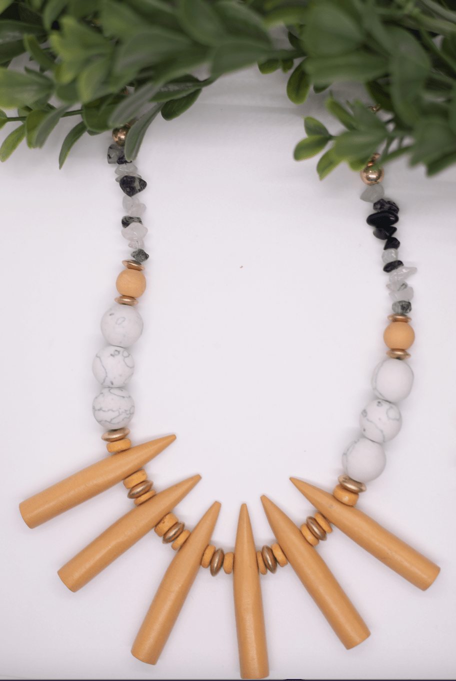 Natural Tribal Beaded Necklace