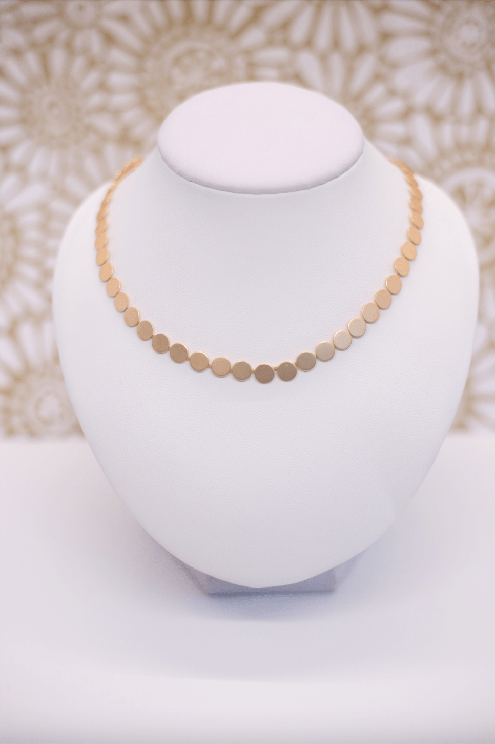 Mini Disk Gold Choker