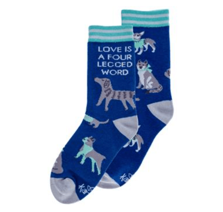Blue Dog Socks