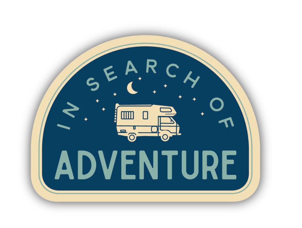 In Search Of Adventure Sticker