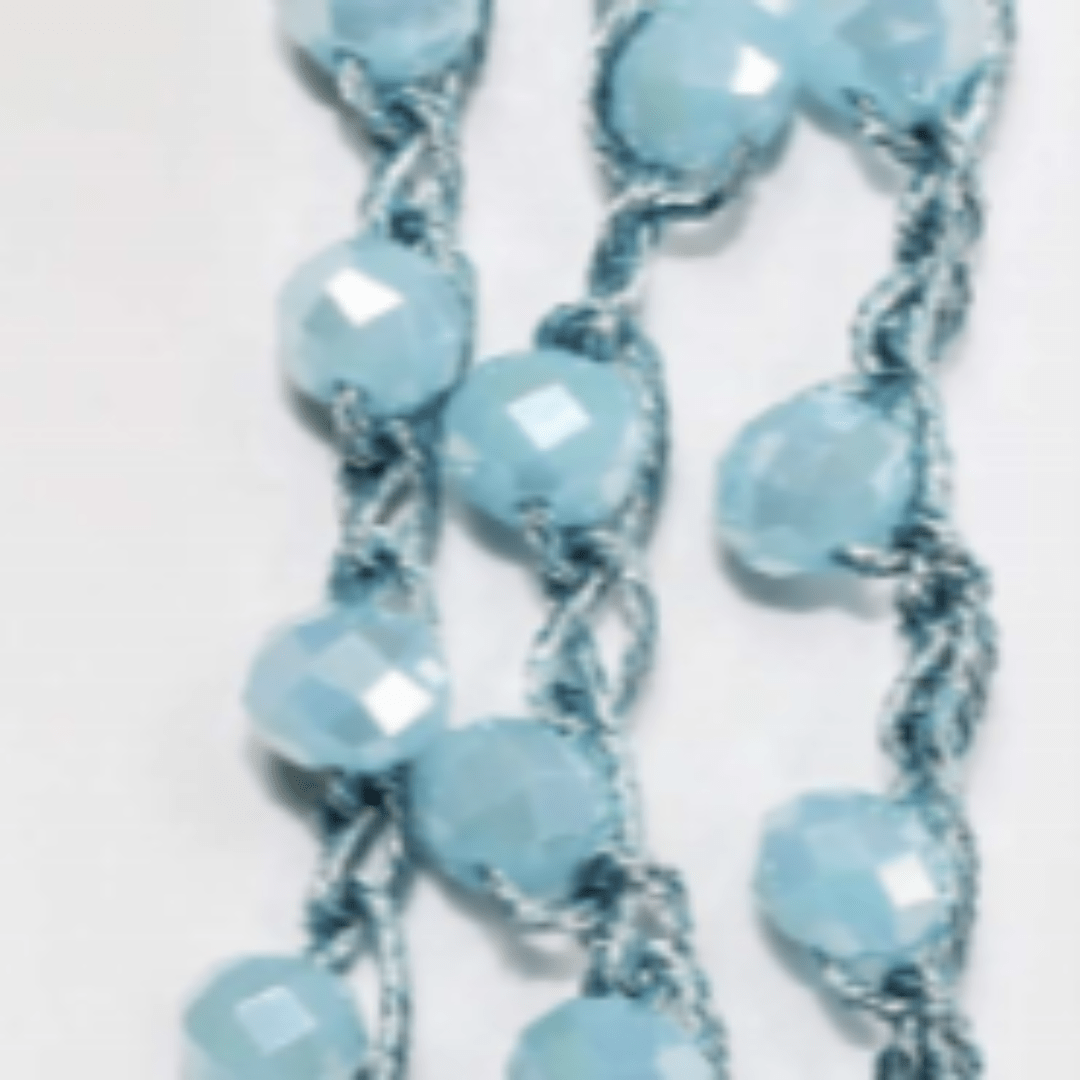 Beaded Knit Necklace