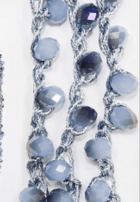 Beaded Knit Necklace