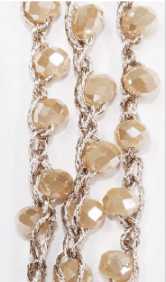 Beaded Knit Necklace