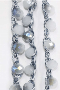 Beaded Knit Necklace