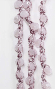 Beaded Knit Necklace
