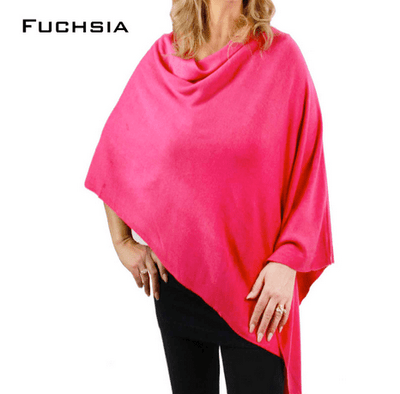 Solid Knit Poncho