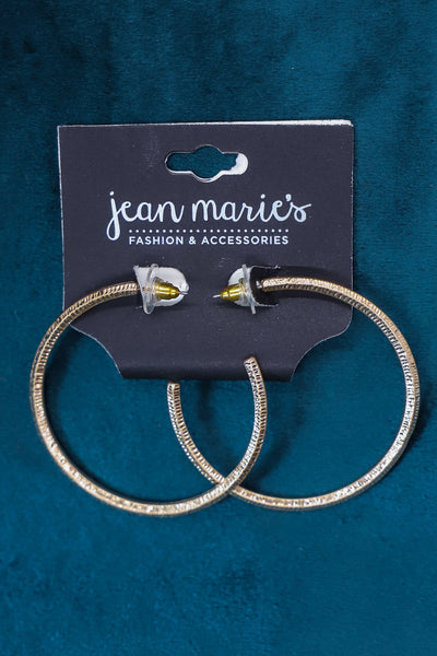Textured Shine Hoop