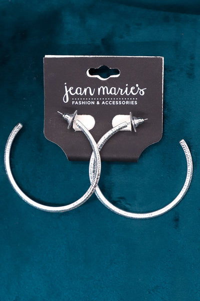 Textured Shine Hoop