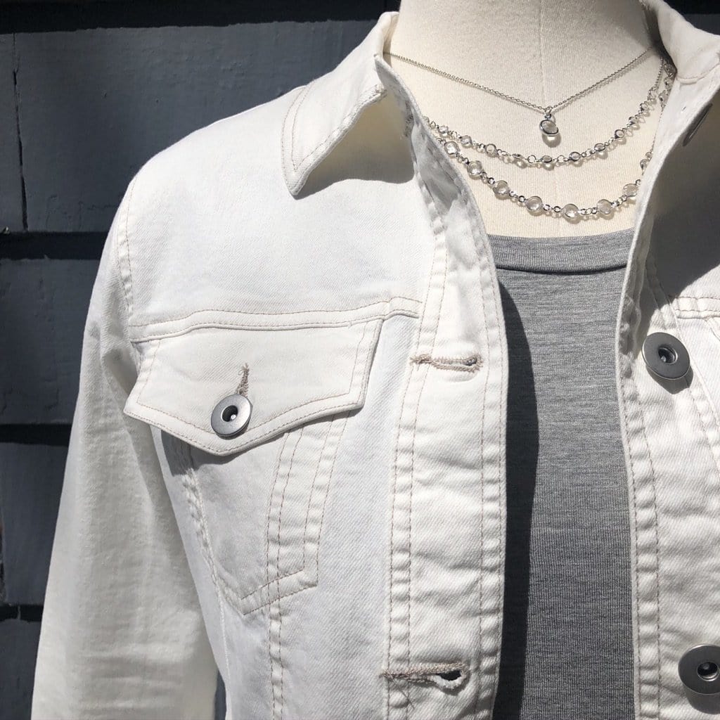 Silver Sparkle Three Layer Necklace