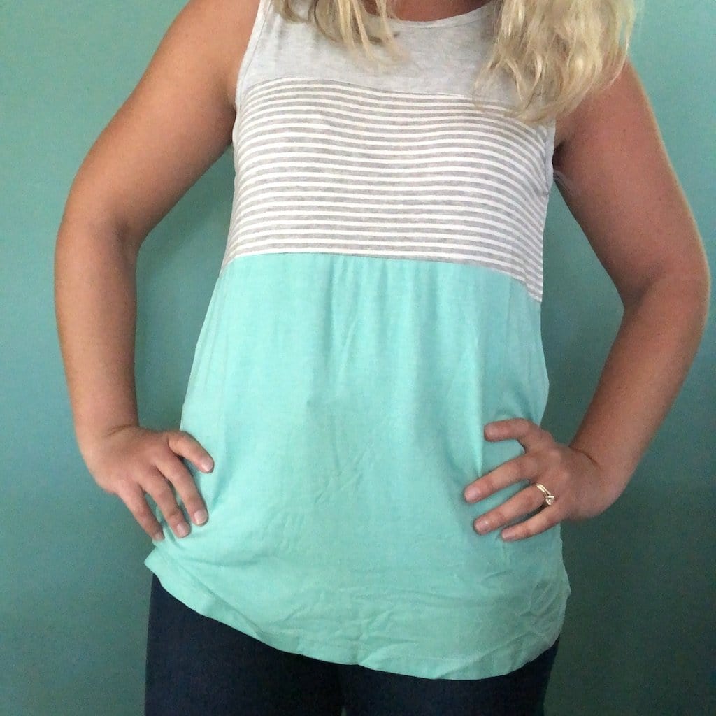 Stripe Mix Tank