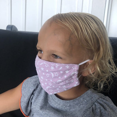 Kids Stars and Moon Face Covering