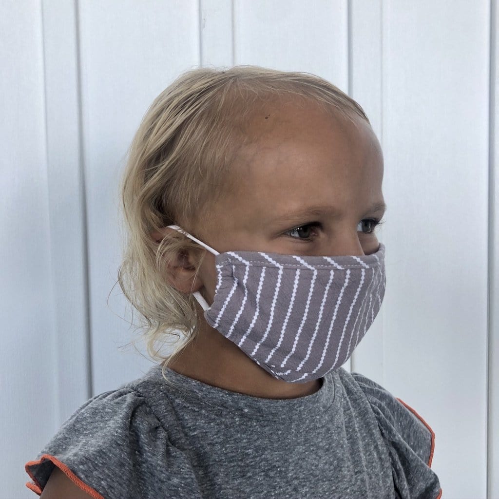 Kids Stripe Face Covering
