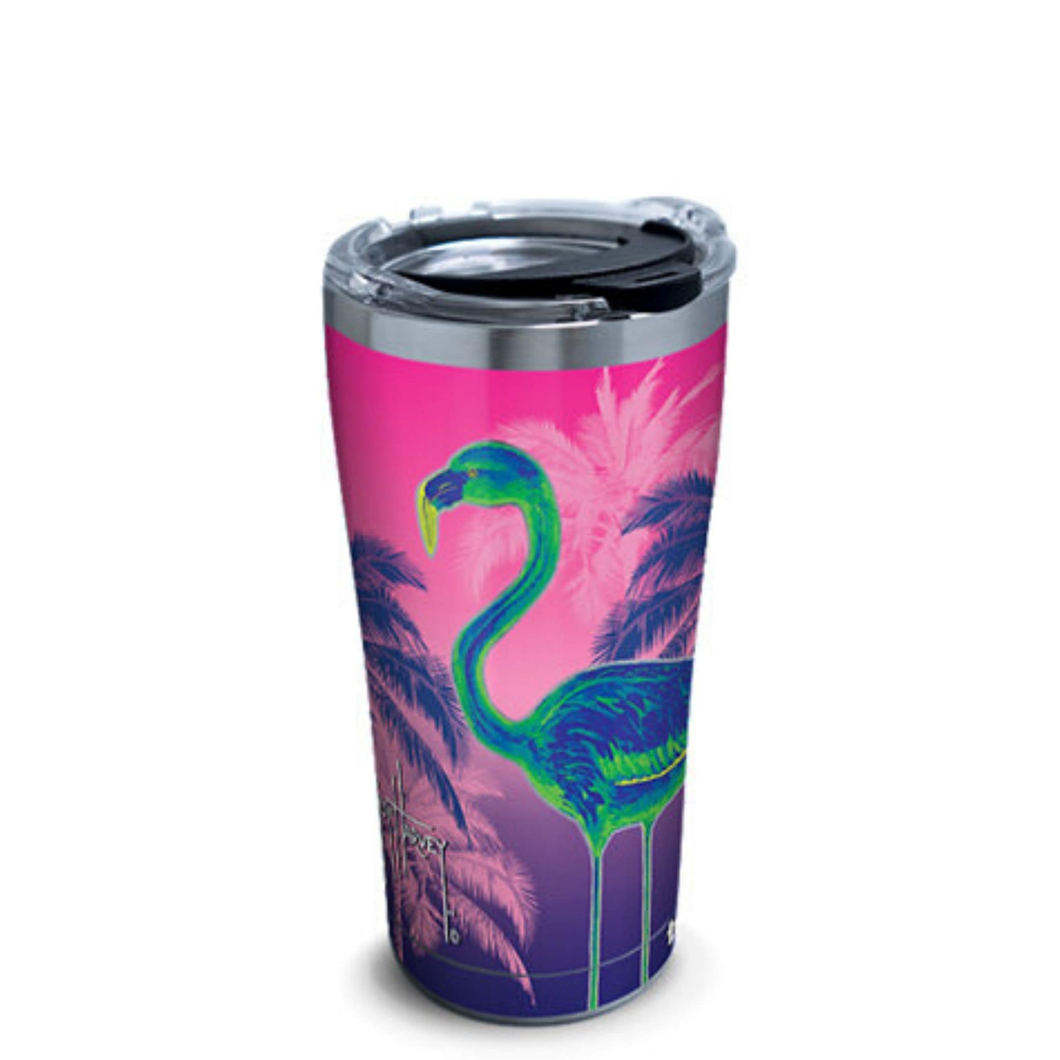 Guy Harvey Neon Flamingo Stainless