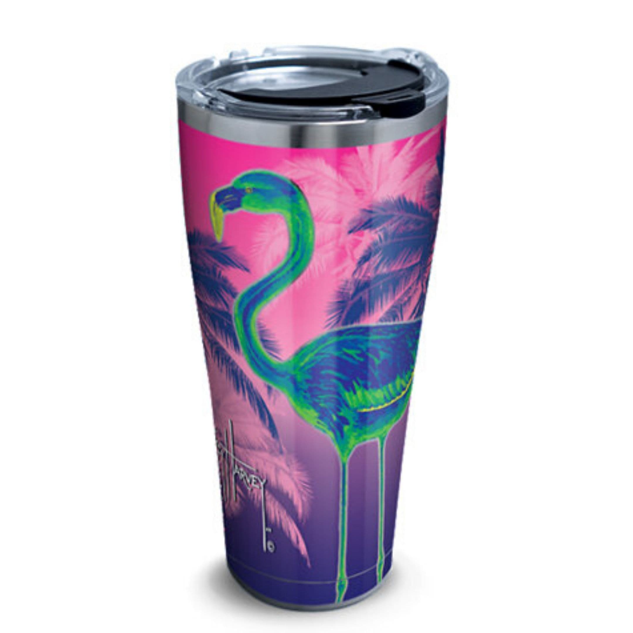 Guy Harvey Neon Flamingo Stainless