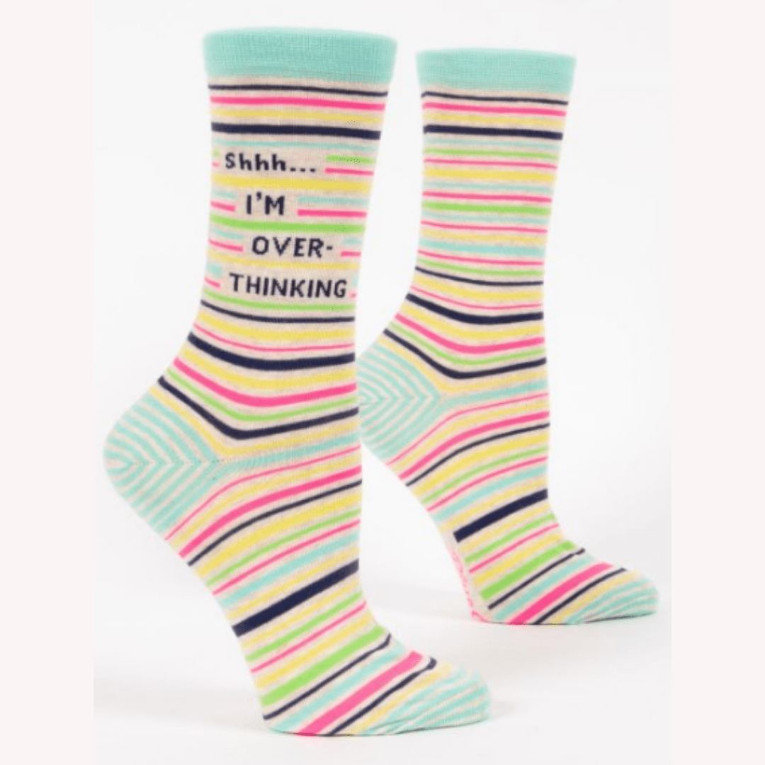 Blue Q Women's -Shhh..I'm Overthinking