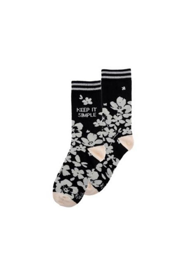 Ink Floral Socks