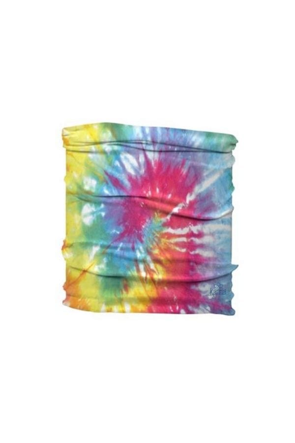 Multi Color Tie Dye Half Headband