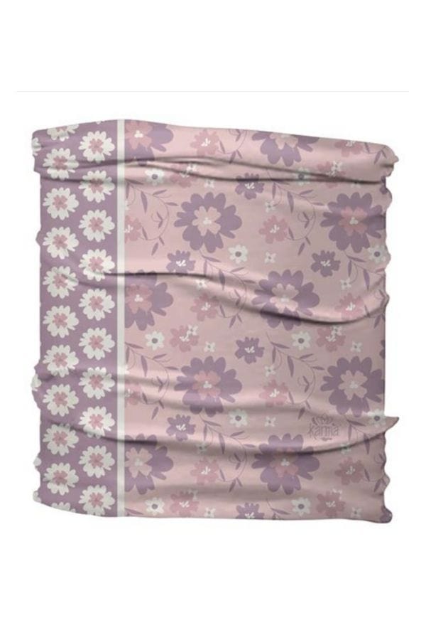 Pink & Lilac Floral Medium Headband