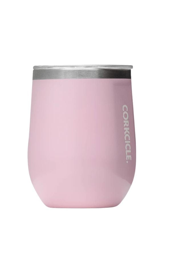 Corkcicle 12oz Stemless - Rose Quartz