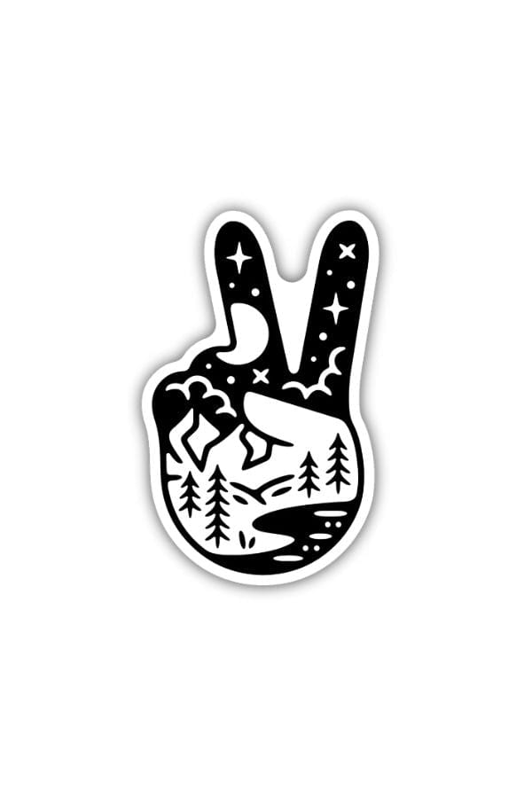 Peace Scene Sticker