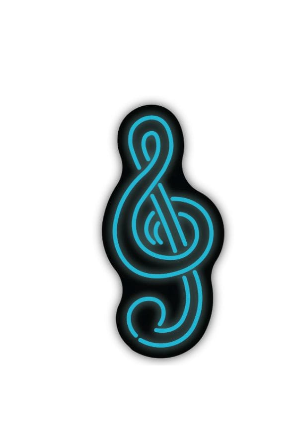 Treble Clef Sticker