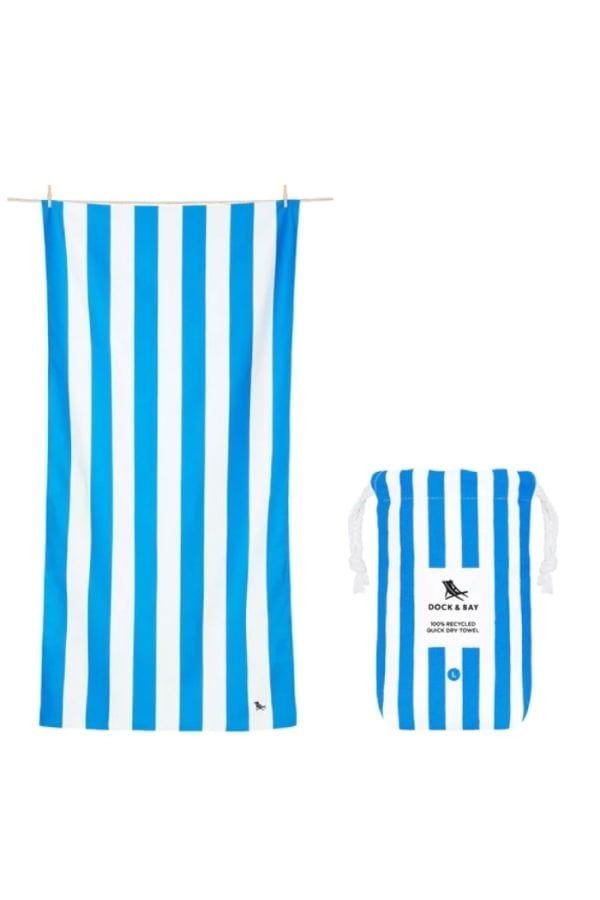 Quick Dry Towel - Cabana Collection Bondi Blue XL