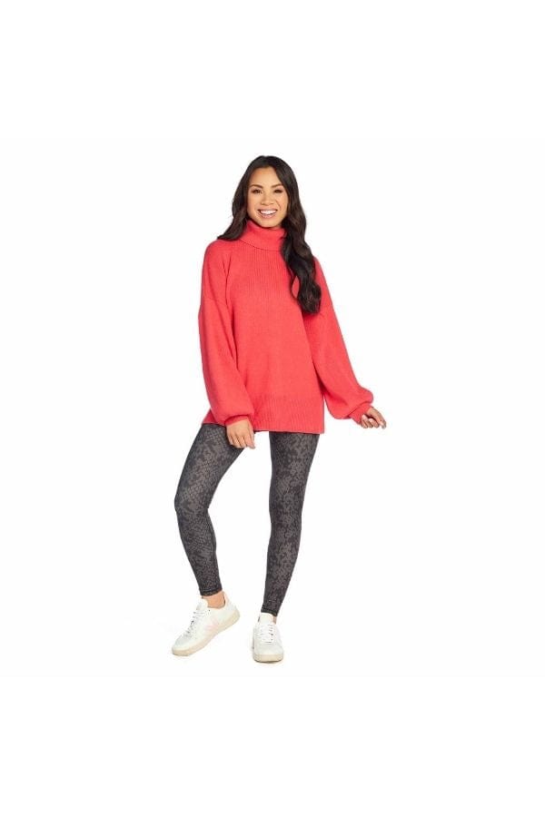 Coral Roxie Turtleneck Sweater