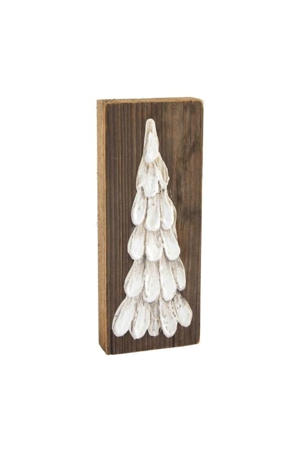 Medium White Tree Reclaimed Plaque