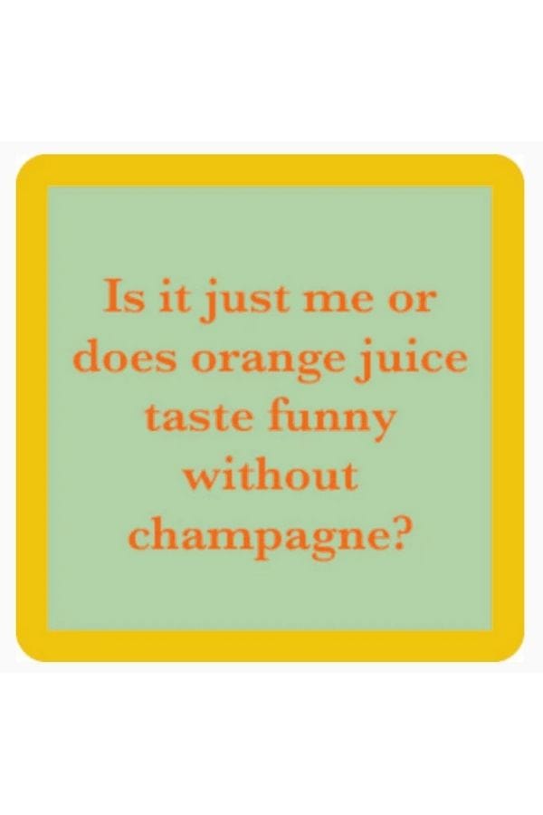 Orange Juice Coaster
