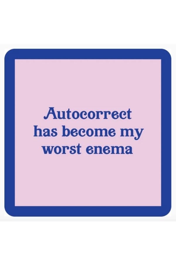 Autocorrect Coaster
