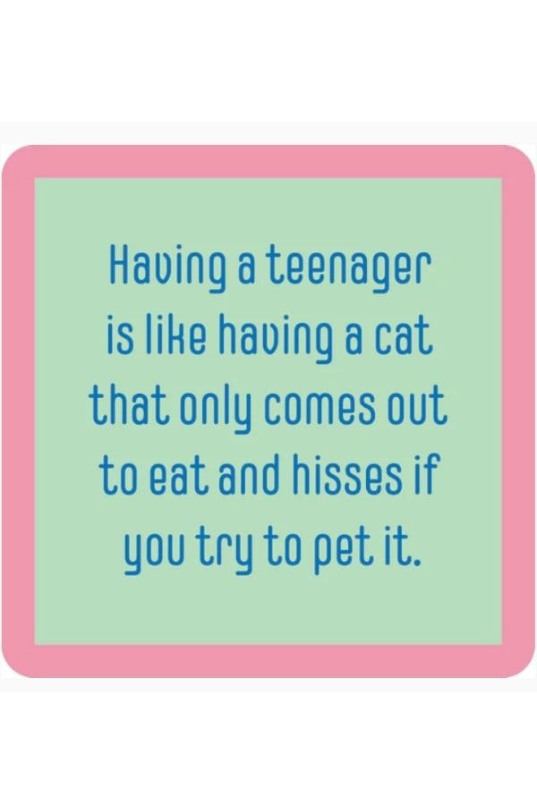 Teenager/Cat Coaster
