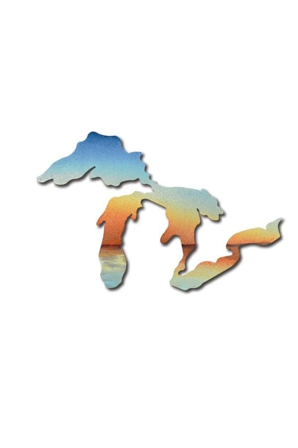 Great Lakes Beach Sunset Magnet