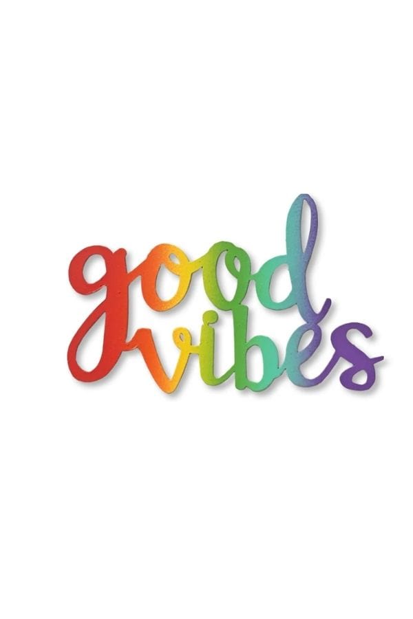 "Good Vibes" Magnet Summer Rainbow