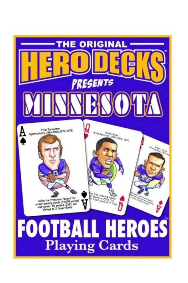 Hero Decks Playing Cards: Minnesota Football Heroes