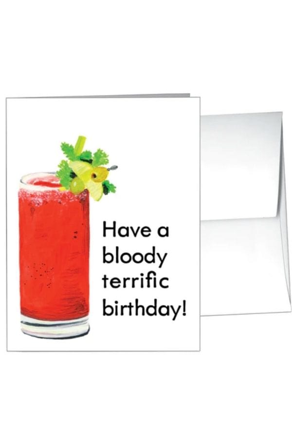 Bloody Mary Greeting Card
