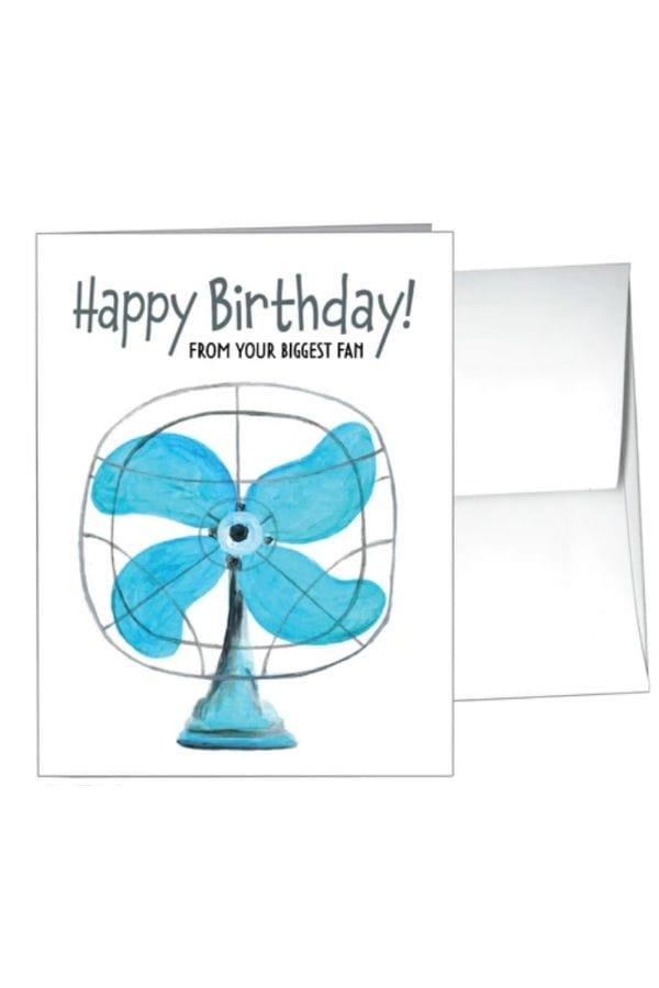 Fan Greeting Card
