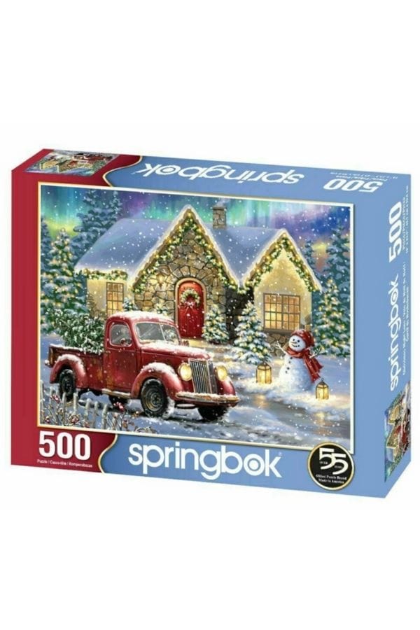 Christmas Night Lane 500 Piece Puzzle